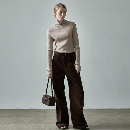 Women's Attractive Corduroy Casual High Waist Pants