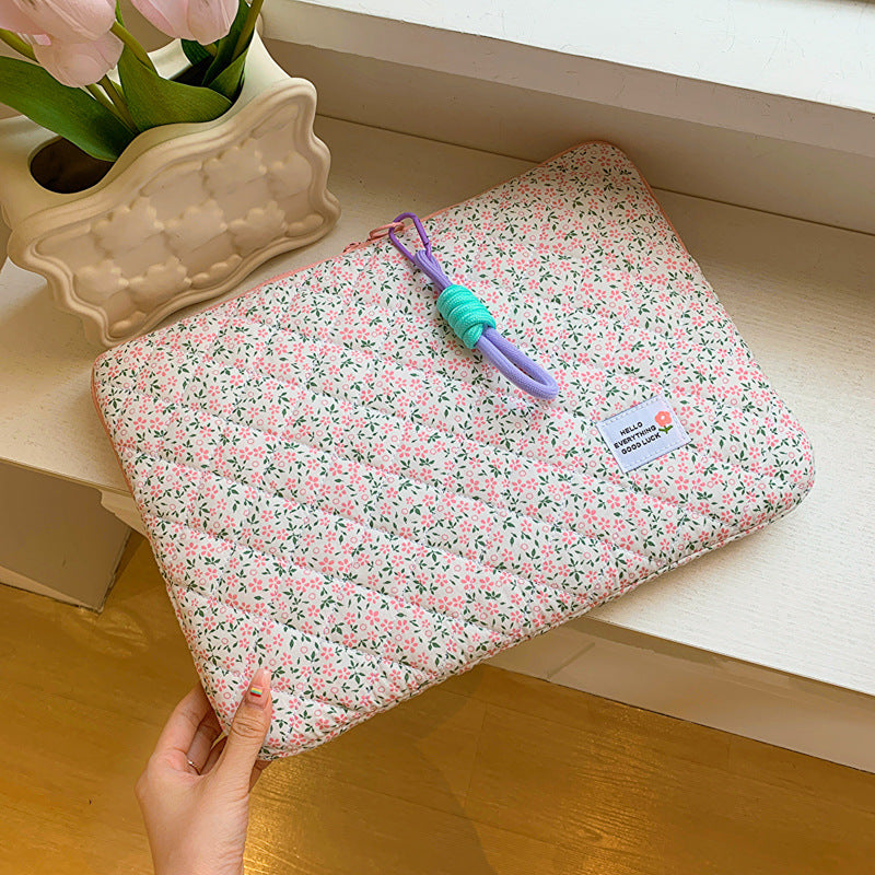 Women's Liner Fresh Flower Inch Good-looking Storage Bags