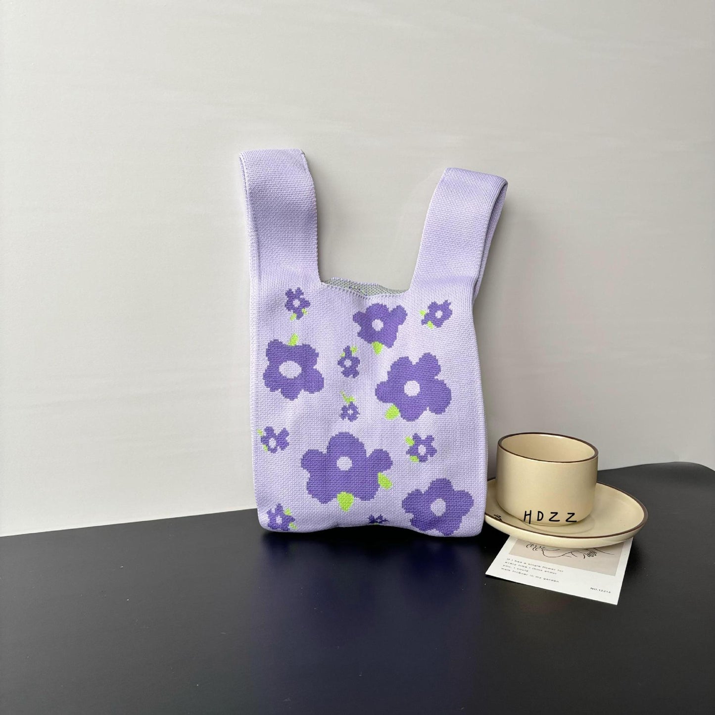 Cartoon Wrist Large Capacity Minority Hand Handbags