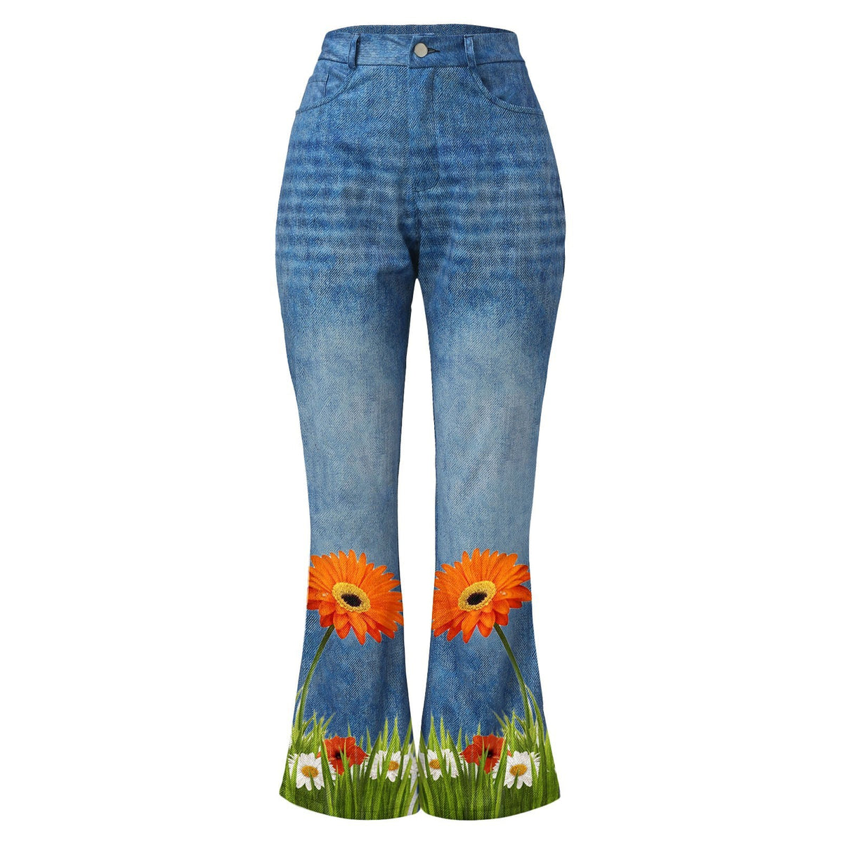 Women's Imitation Fashion Casual Trousers Thin Women's Jeans