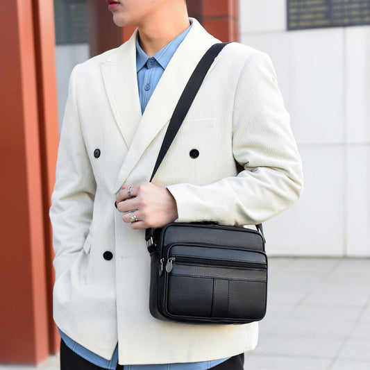 Men's Pretty New First Layer Cowhide Men's Messenger Bags