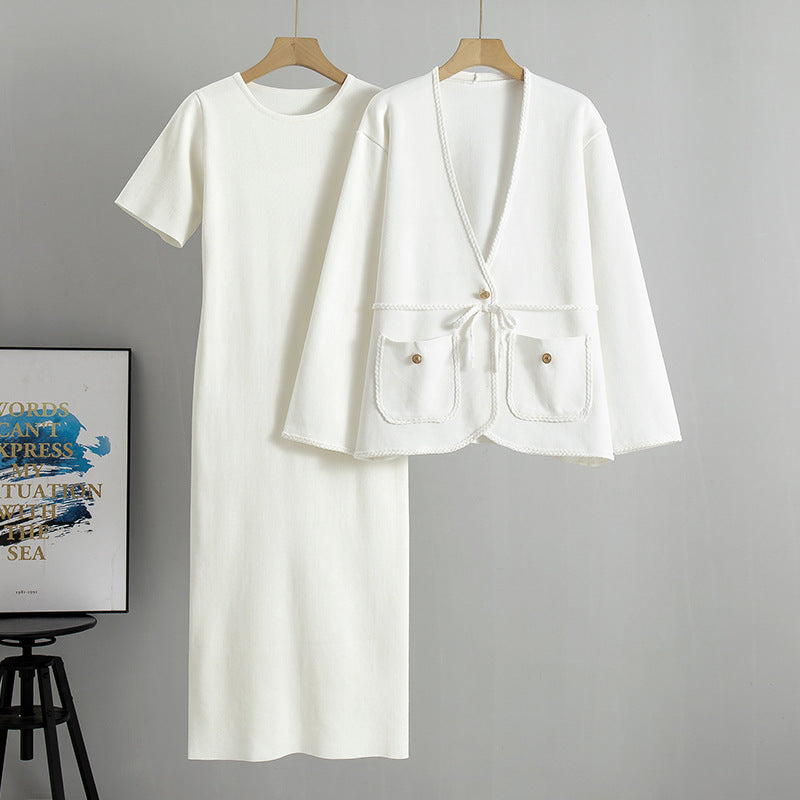 Women's Leisure Loose Fashion Long Two-piece Suits