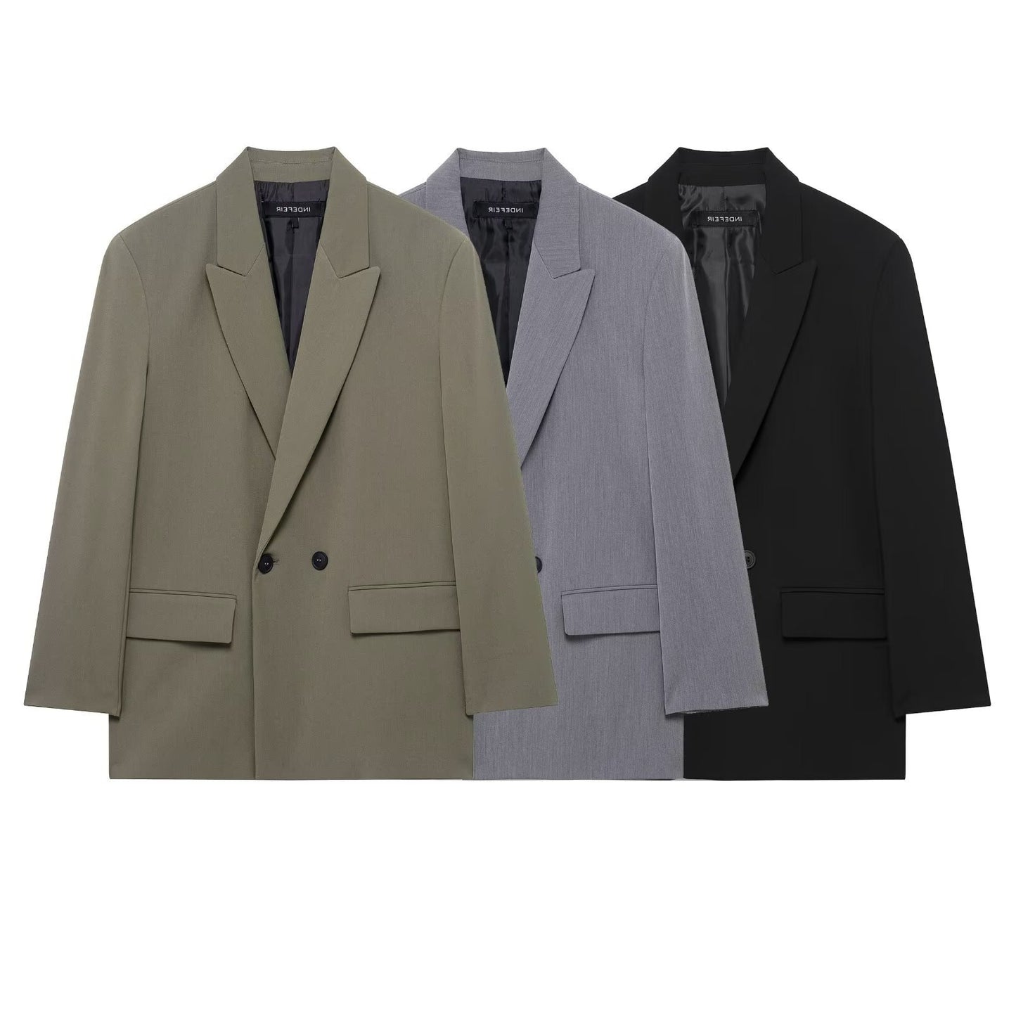 Women's Commute Style Lapel Double Breasted Temperament Blazers