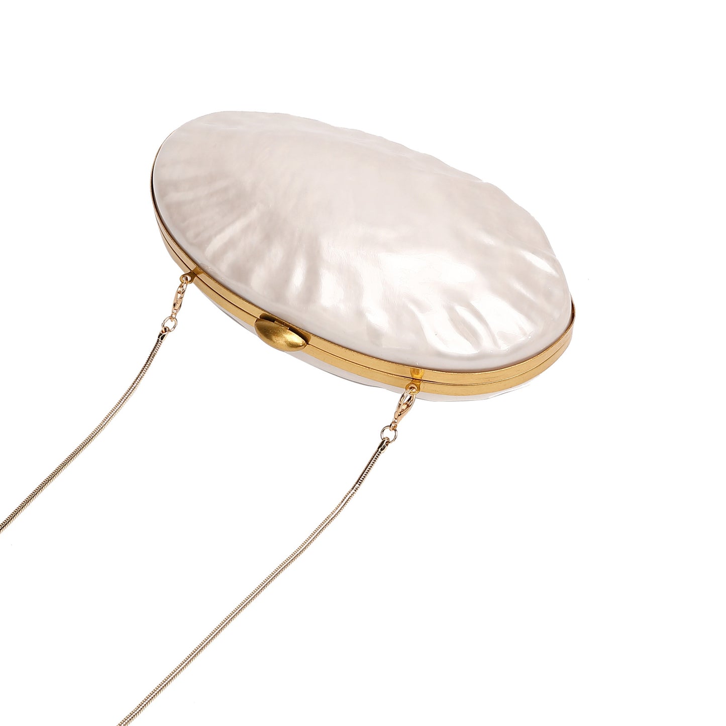 Women's Egg Acrylic Clutch Dinner Banquet Evening Bags