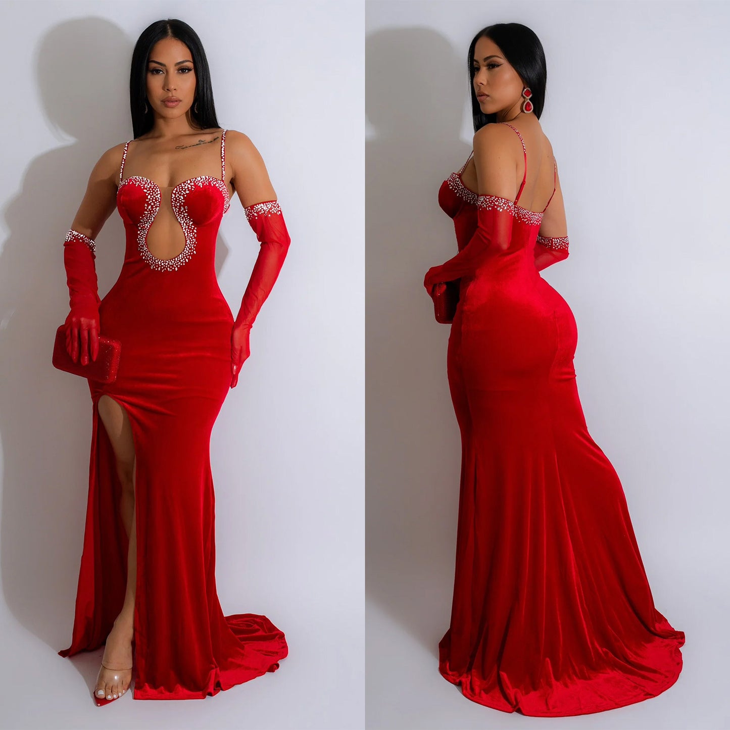 Women's Fashion Wear Solid Color Sexy Tube Dresses