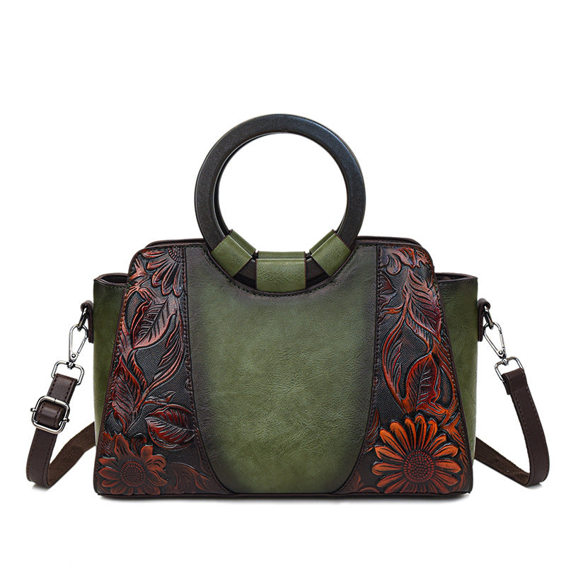 Classy Stylish Attractive Women's Texture Printed Handbags