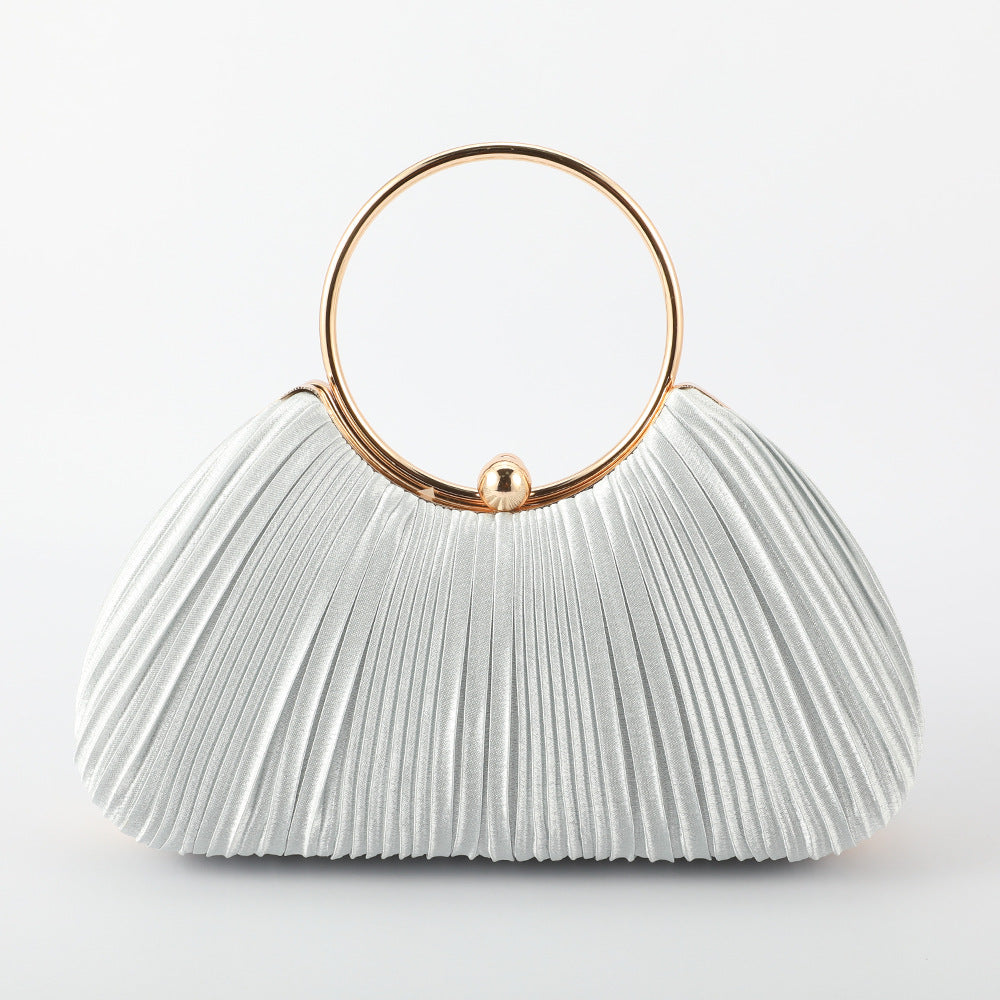 Women's & Men's Pleated Dinner Dress Clutch Retro National Evening Bags