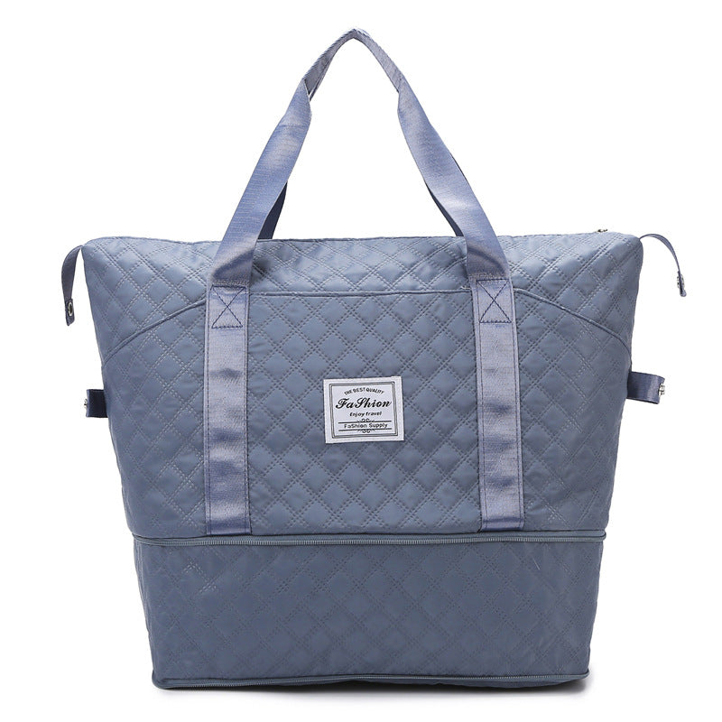 Dry Wet Separation Rhombus Pending Portable Pouch Bags