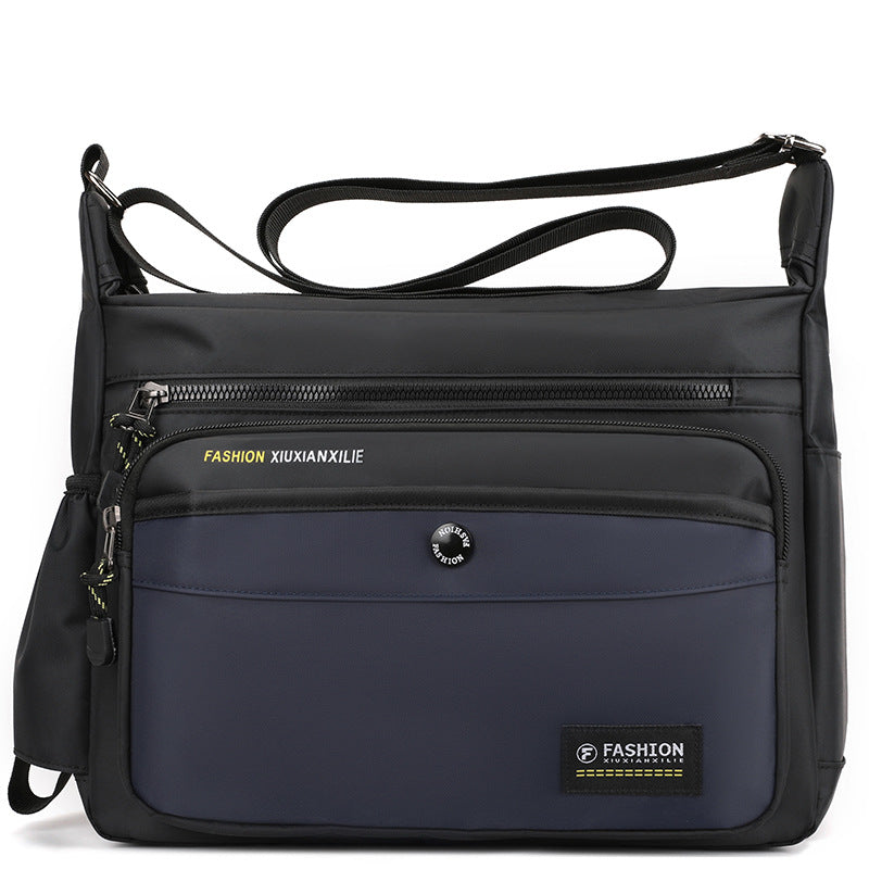 Men's Simple Oxford Cloth Cashier Stall Men's Shoulder Bags