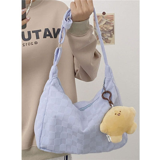 Large Capacity Female Winter College Class Crossbody Bags