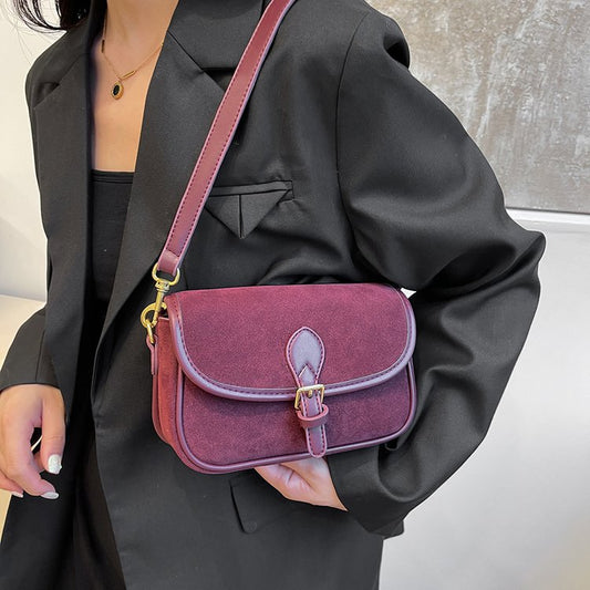 Women's High-grade Retro One Saddle Temperament Wild Tofu Crossbody Bags