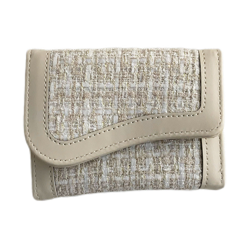 Classic Style Korean Lady Solid Color Ladies Wallets