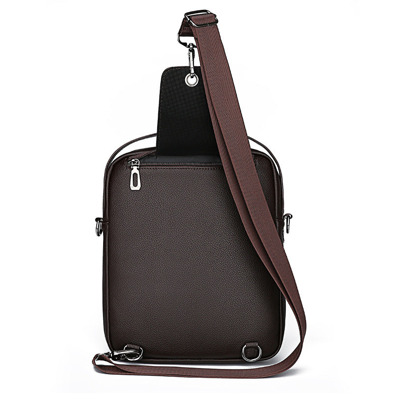 Men's Vertical Large Capacity Leisure Trendy Bags