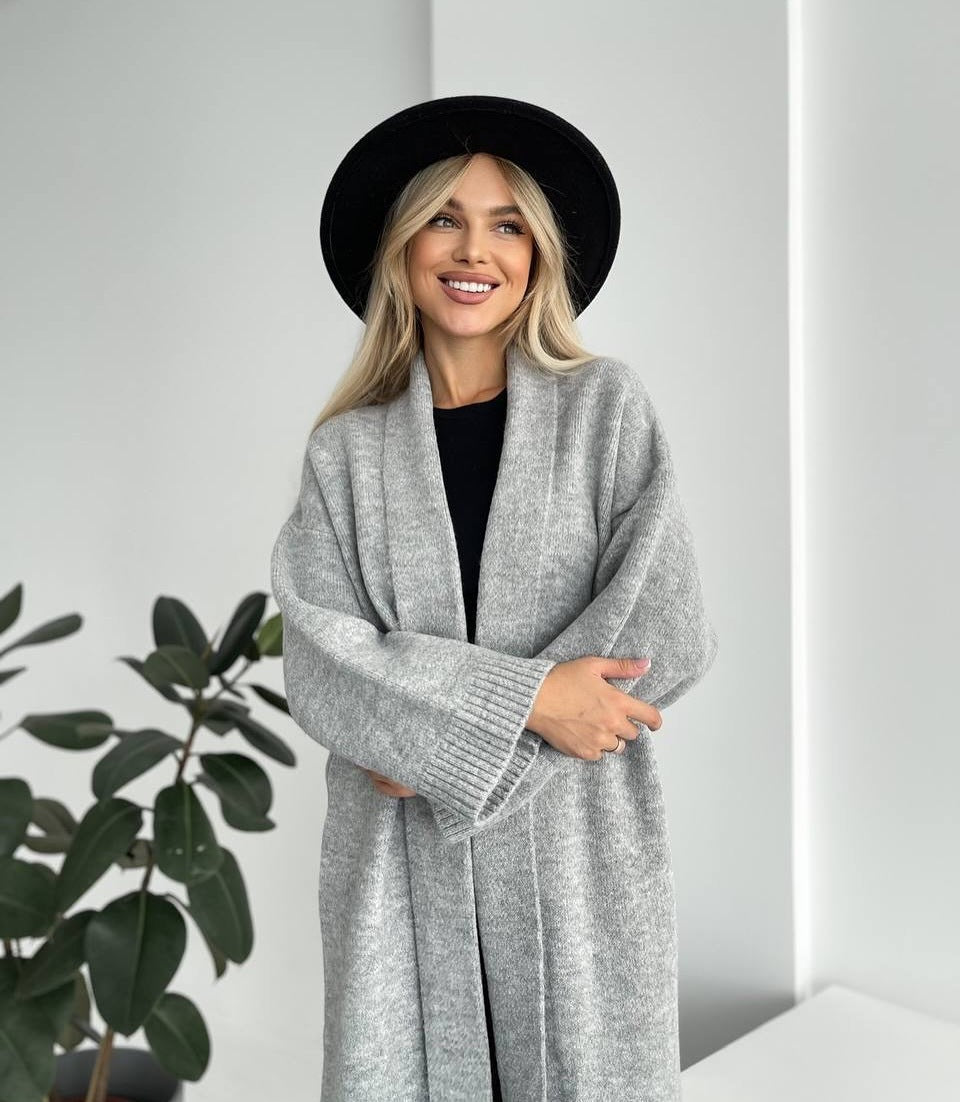 Women's Stylish Elegant Collarless Long For Sweaters