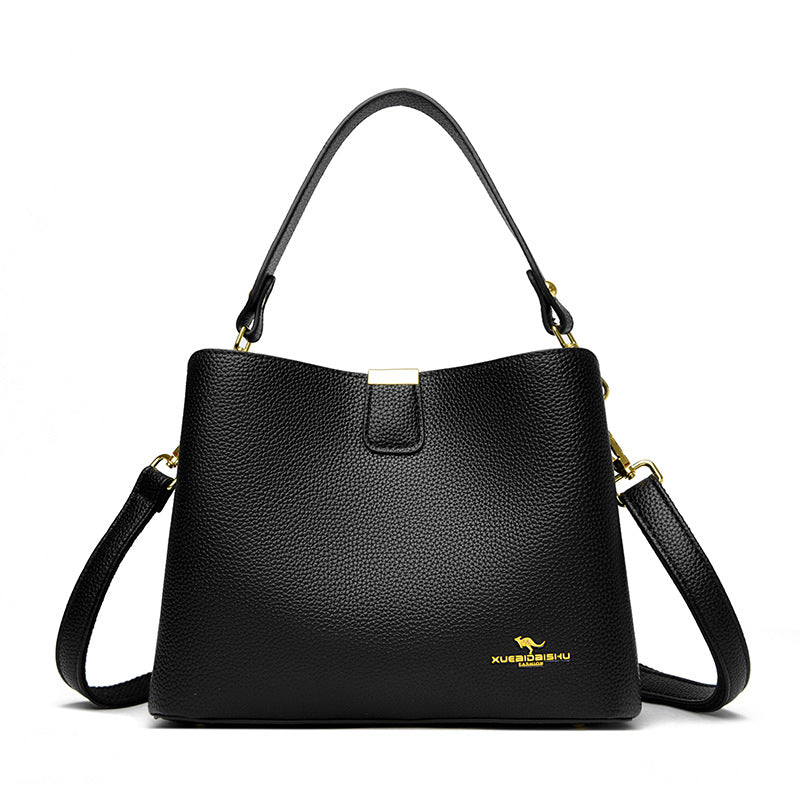 Women's Pattern Kangaroo High-grade Genuine Doctor Small Square Bags