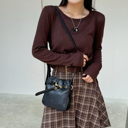 Comfortable Women's Mobile Genuine Leather Commuter Bags