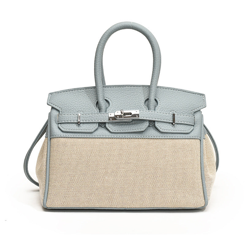 Women's Fashionable High-grade Platinum Kelly Summer Niche Tote Bags
