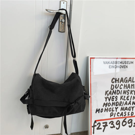 Men's Canvas Large Capacity Simple Book Boys Bags