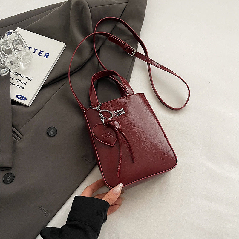 Women's Summer Fashionable Portable Hand Carrying Red Bags
