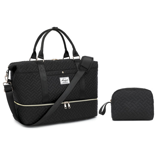 Women's & Men's Hair Fashion Embroidery Thread Rhombus Dry Travel Bags