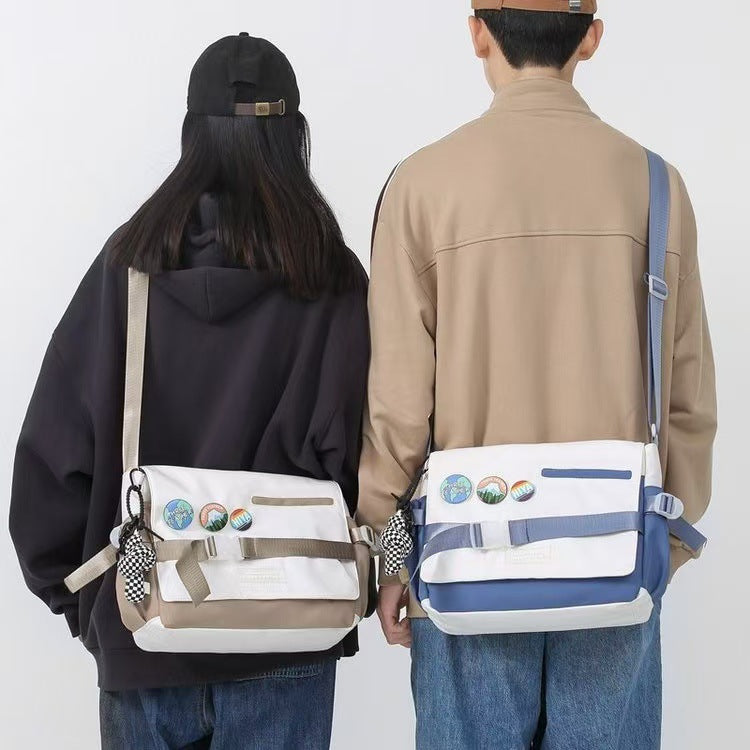 Men's Trendy Large Capacity Style Simple College Men's Messenger Bags