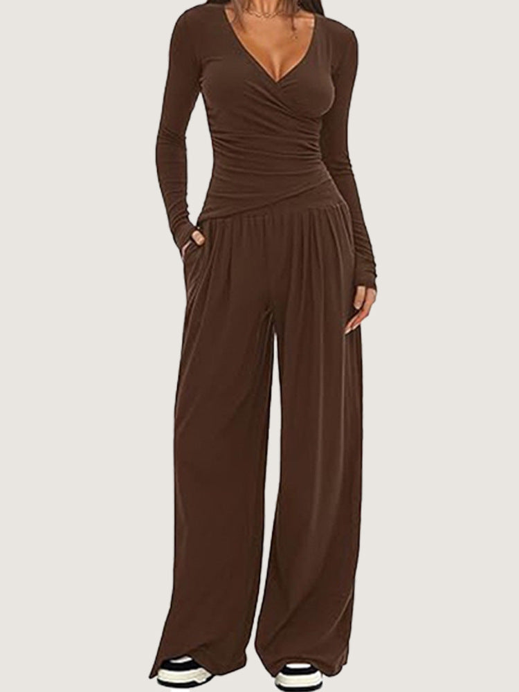 Creative Casual Women's Long Sleeve Sportswear Fashion Casual Suit