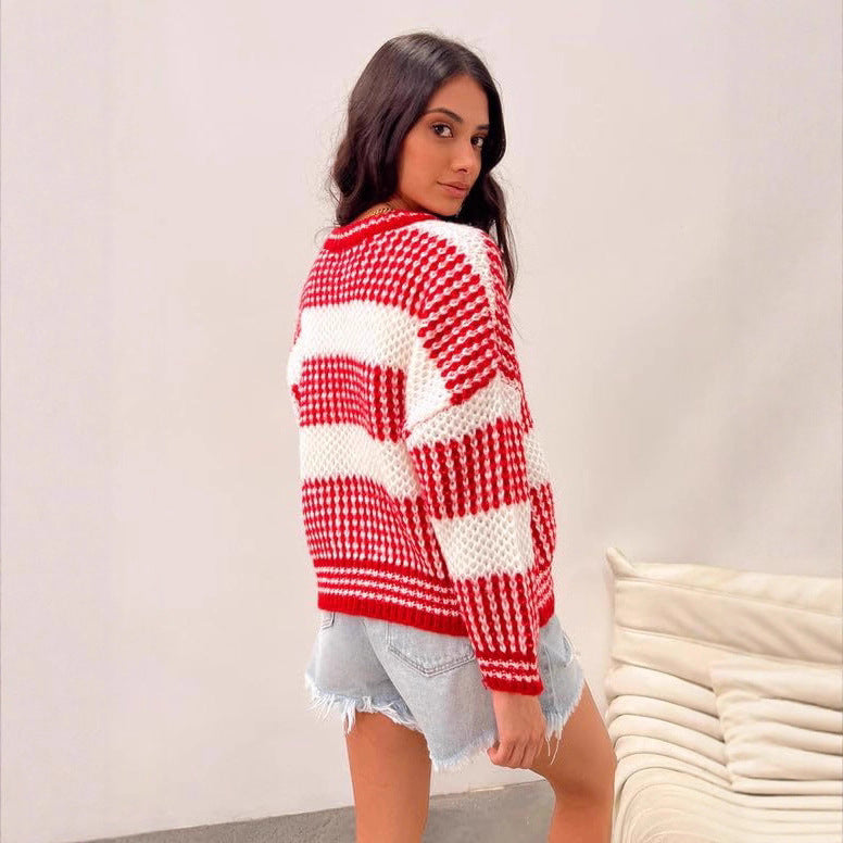 Women's Round Neck Autumn Casual Simple Fashion Sweaters