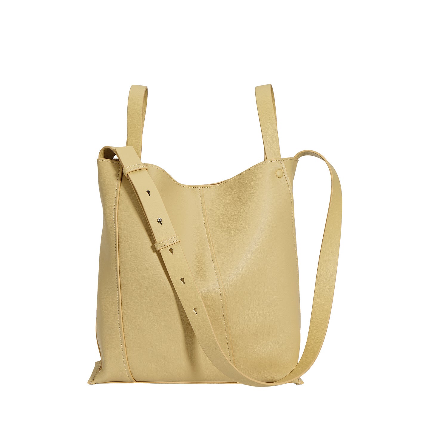 Women's Advanced Texture For Design Cowhide Fashion Bucket Bags