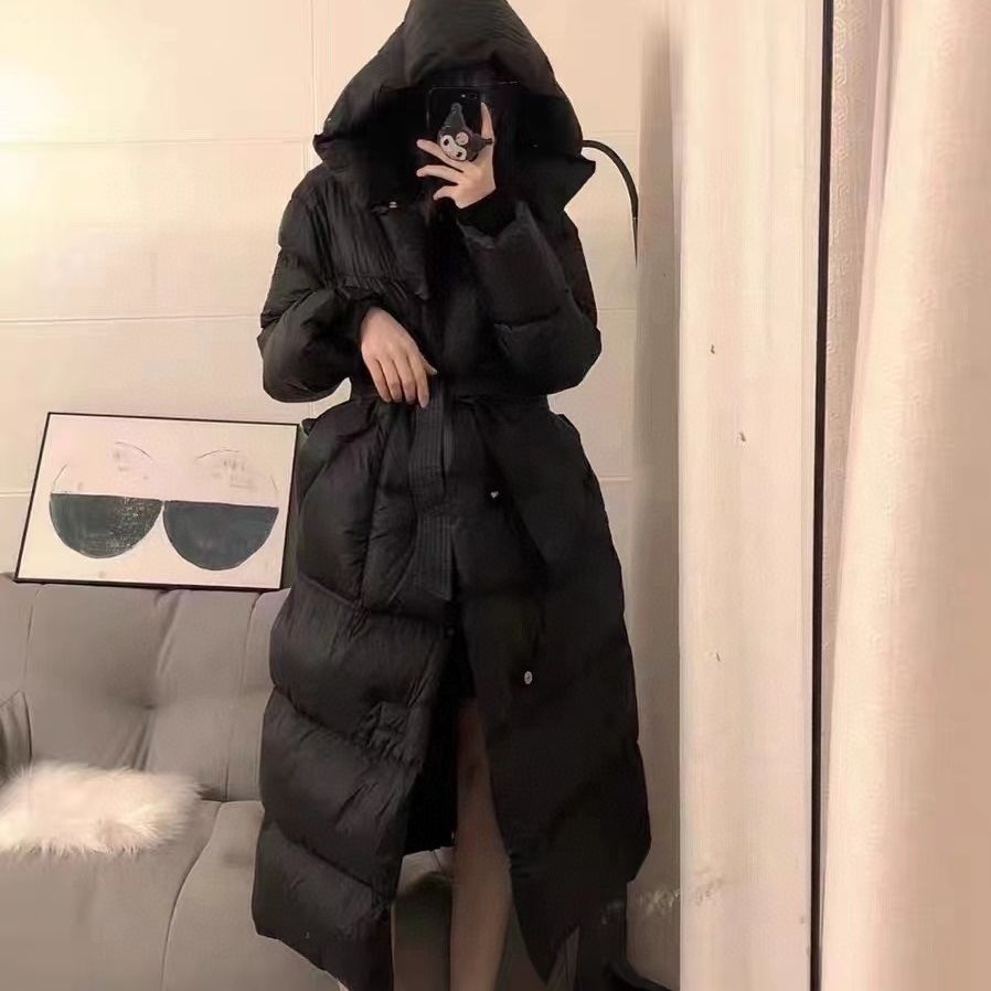 Women's Style Popular Wizard's Hat White Duck Coats