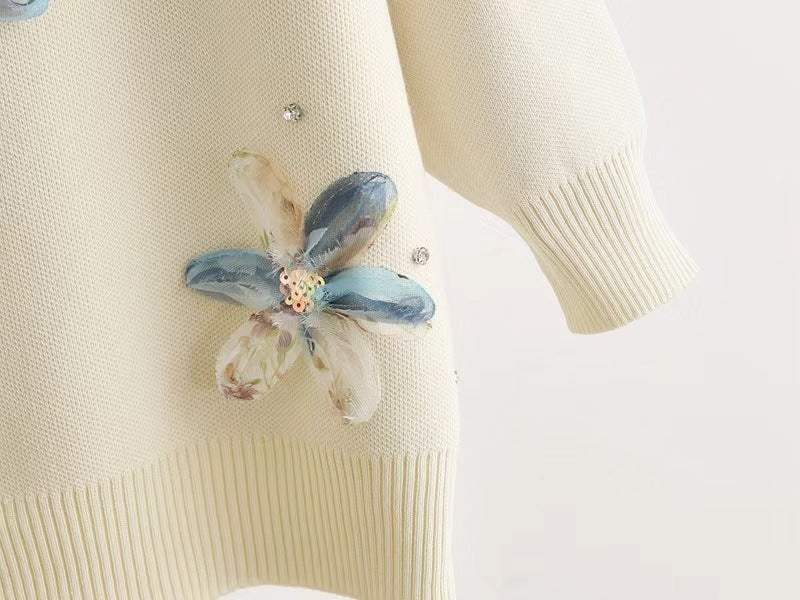 Temperament Commute Long Sleeve Knitted Two-piece Suits