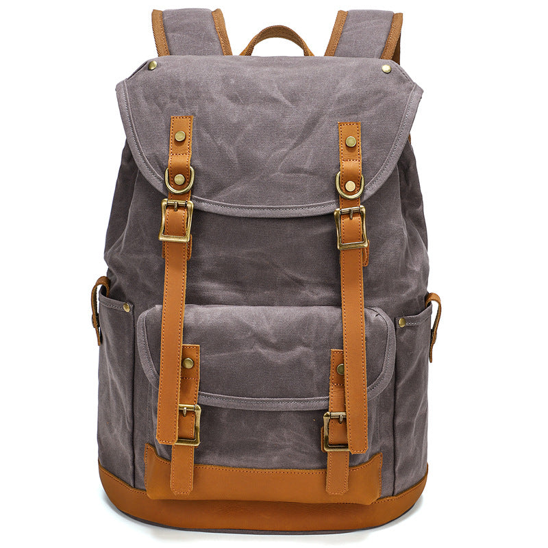 Men's Trendy Retro Computer Large Capacity Waterproof Backpacks