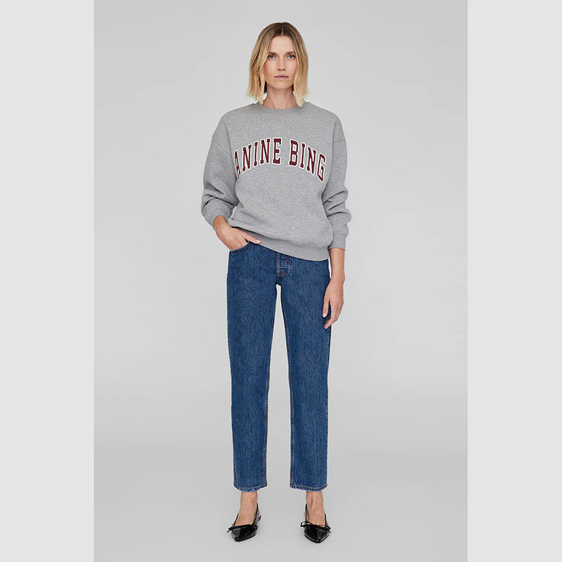 Women's North American Niche Classic Letter Printed Fleece Sweaters