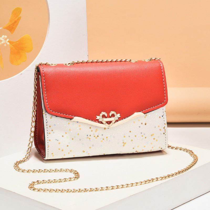 Women's Versatile Sequined Korean Style Mobile Crossbody Bags