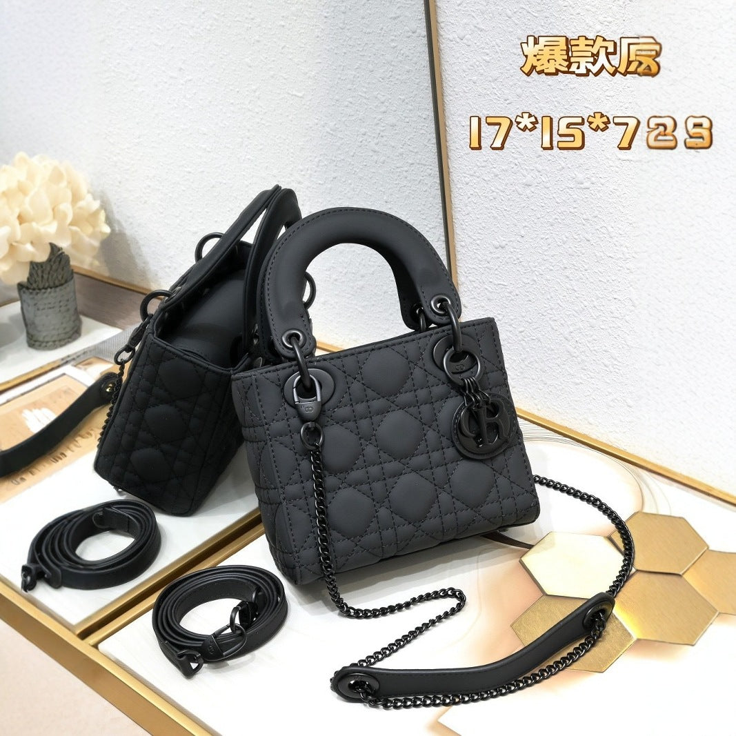 Women's Genuine Leather Diana Portable High-grade Bags