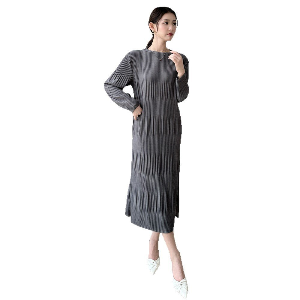 Women's Dress Autumn Temperament Commute Solid Color Dresses