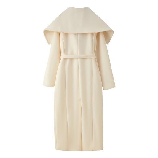Women's Color Large Lapel Long Style Sleeve Coats