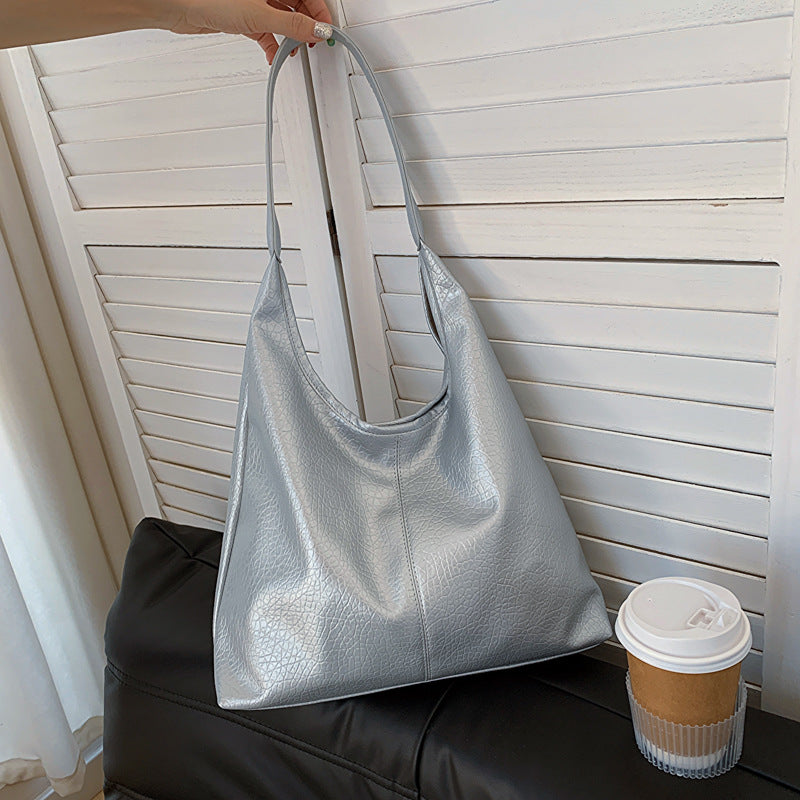 Soft Leather Large Capacity Fashion Style Tote Bags