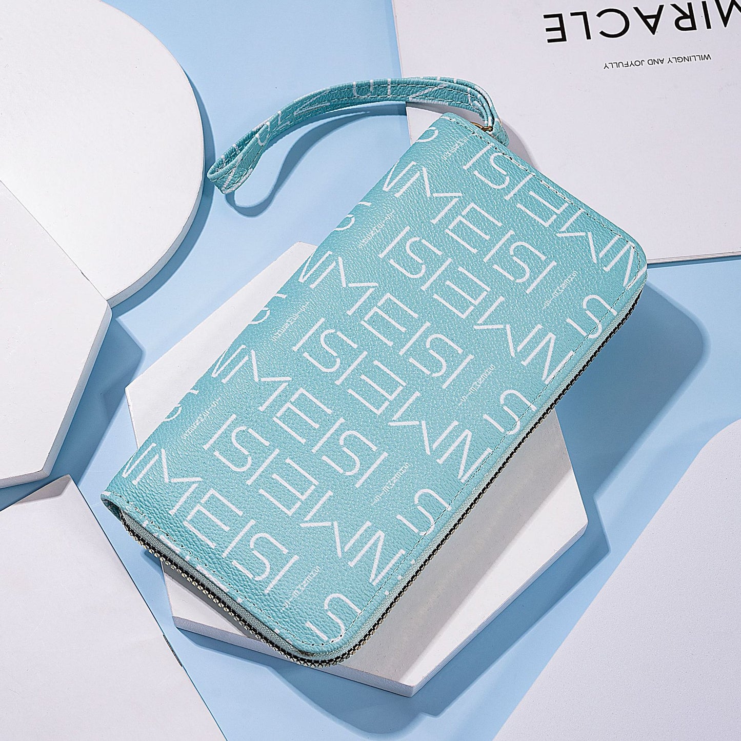 Women's Korean Style Wrist Son Mother Long Zipper Ladies Wallets