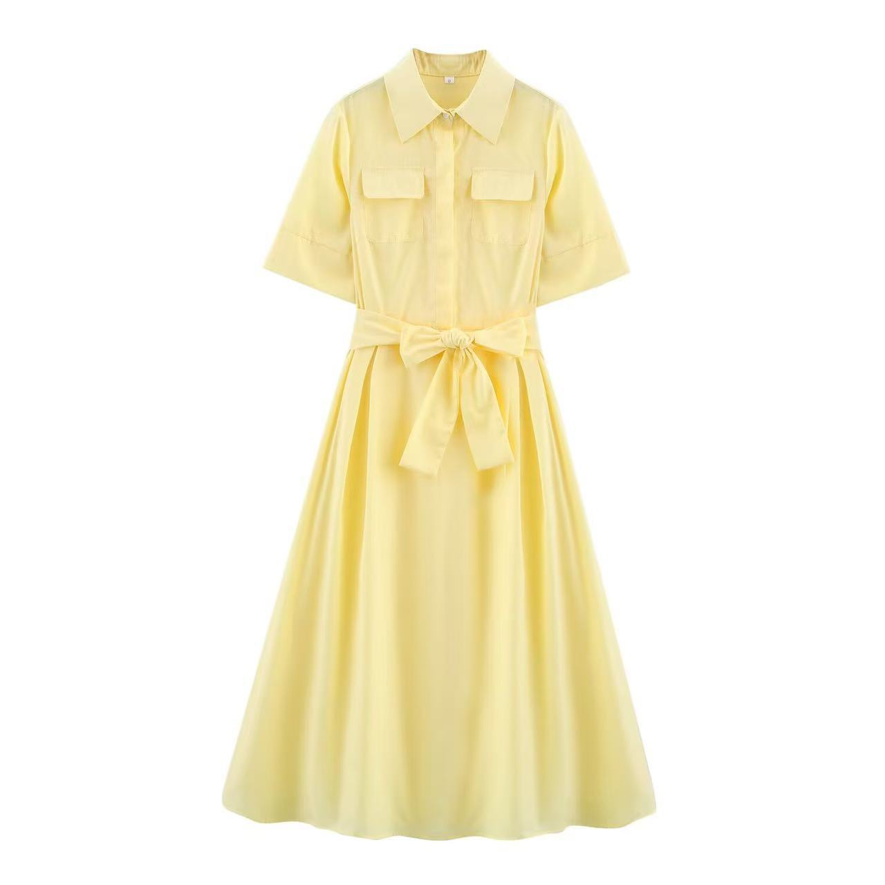 Women's Spring Lapel Single Breasted With Belt Clothing