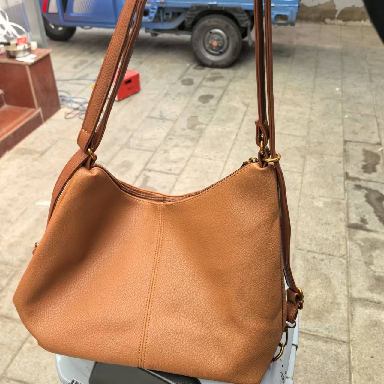 Women's Trendy Design Fabric Material Simple Fashion Shoulder Bags