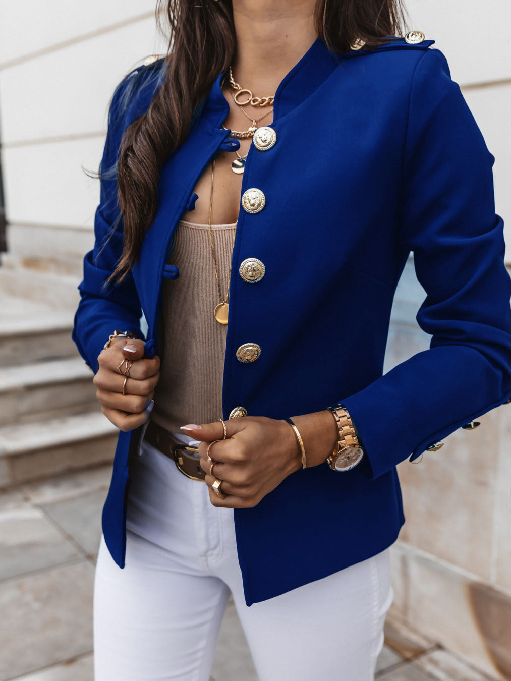 Elegant Casual Comfortable Long Sleeve Breasted Small Suit