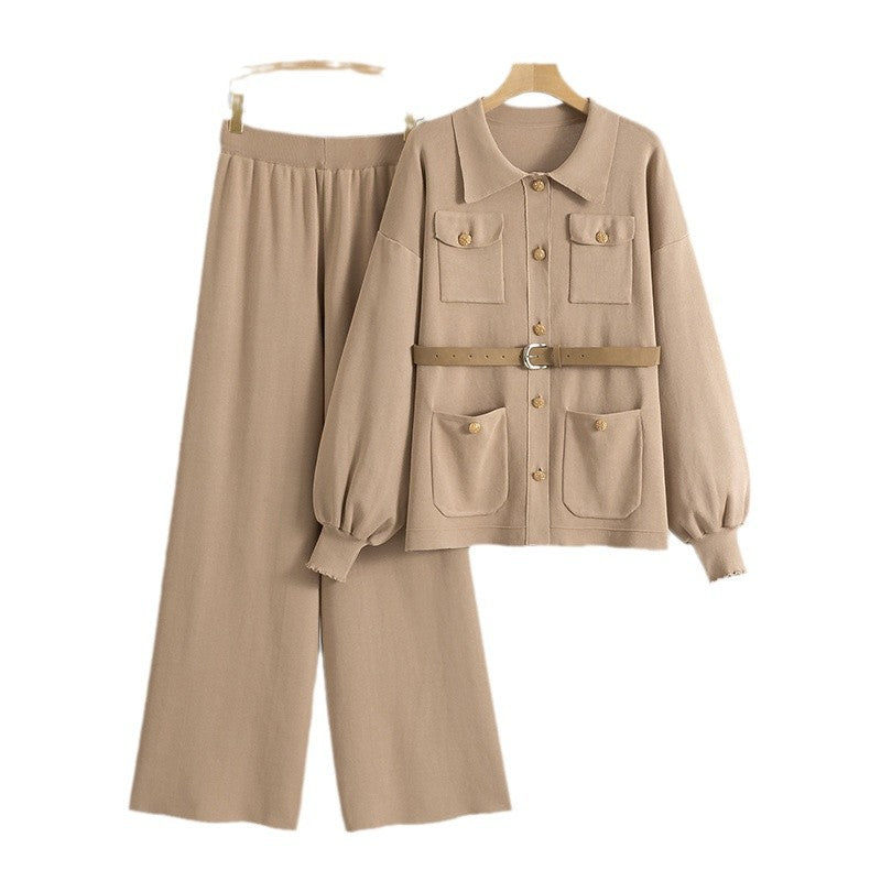 Women's Comfortable Elegant Two-piece Lapel Autumn Suits