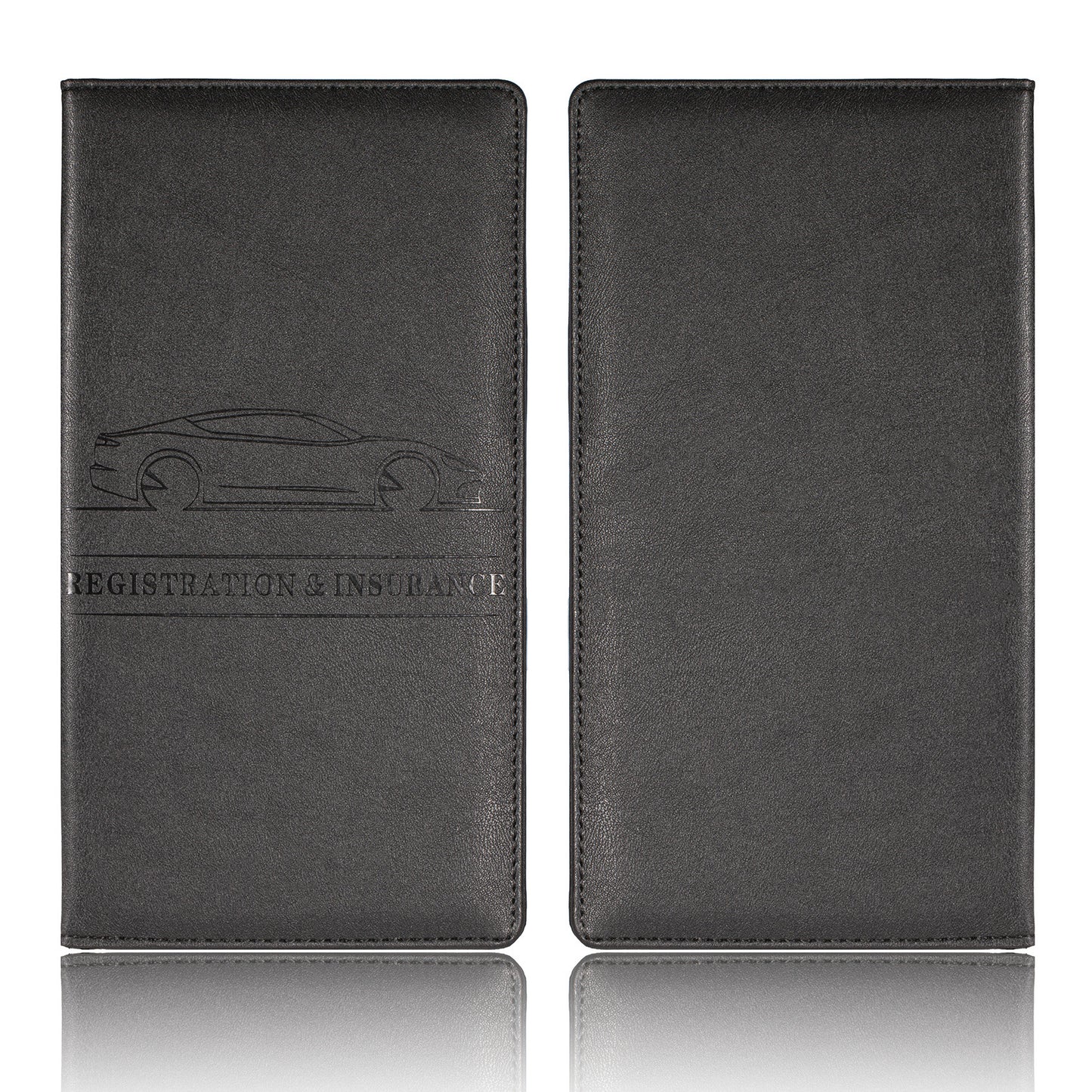 File Protective Sleeve Clip Storage Leather Id Package