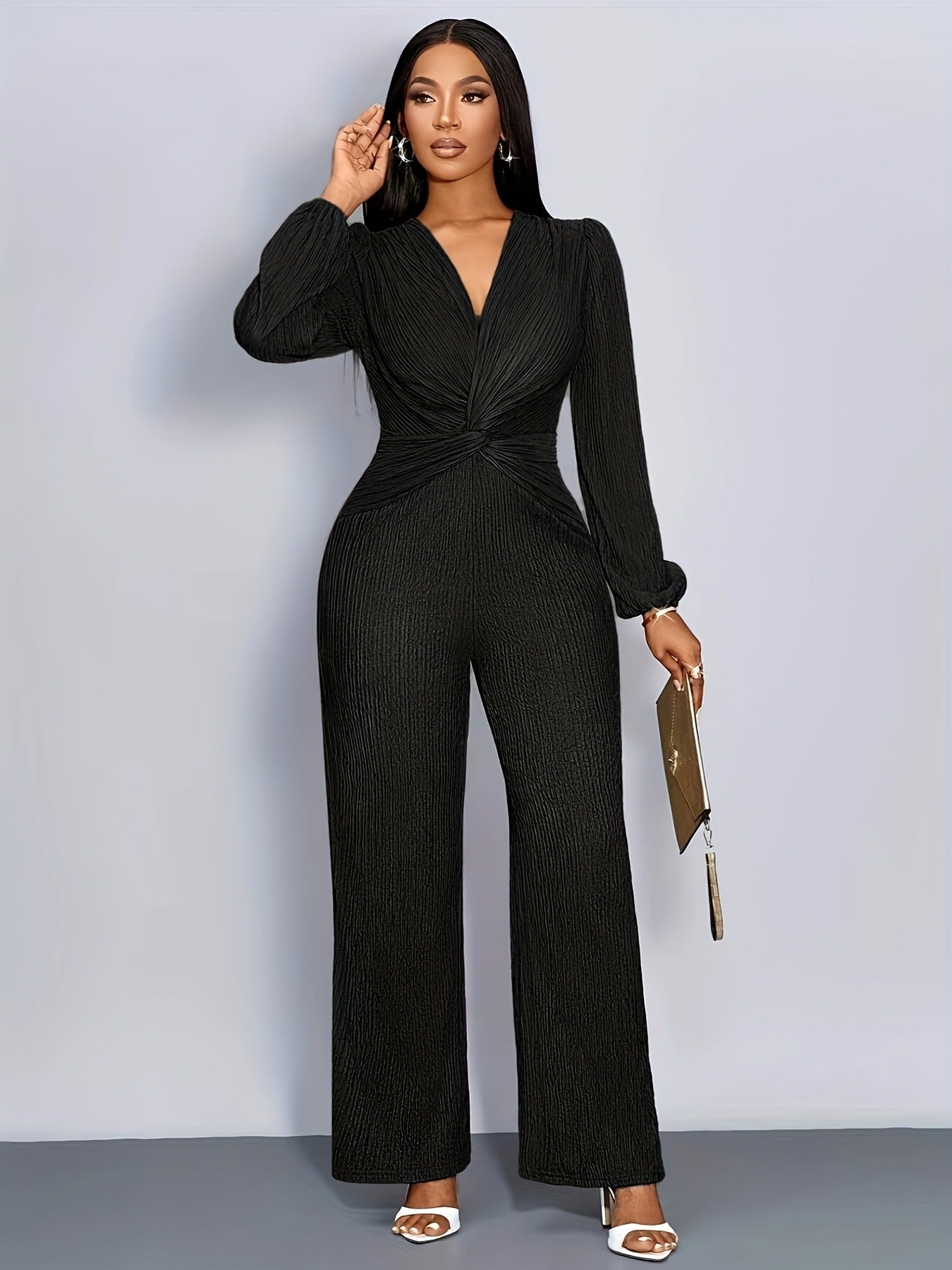 Women's Autumn Solid Color Fashion Leisure Women's Jumpsuit/clothing