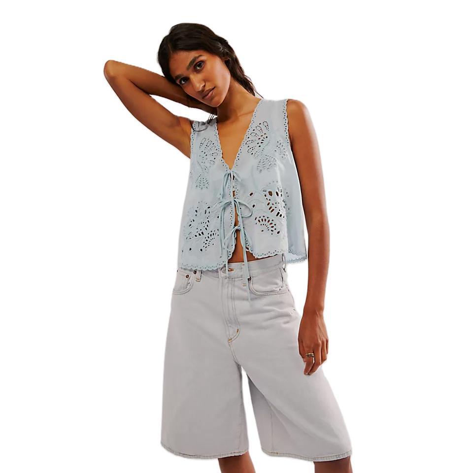 Women's French Style Pure Desire Bowknot Decoration Tops