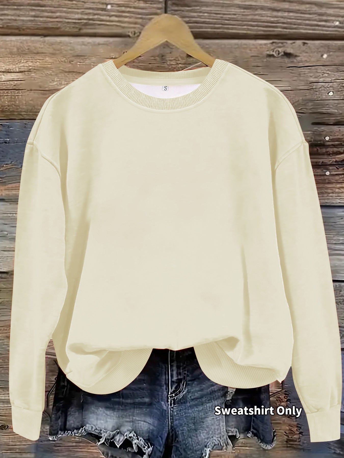 Women's Long-sleeved Round Neck Sparkling Style Pullover Pattern Women's Sweater, Sweater