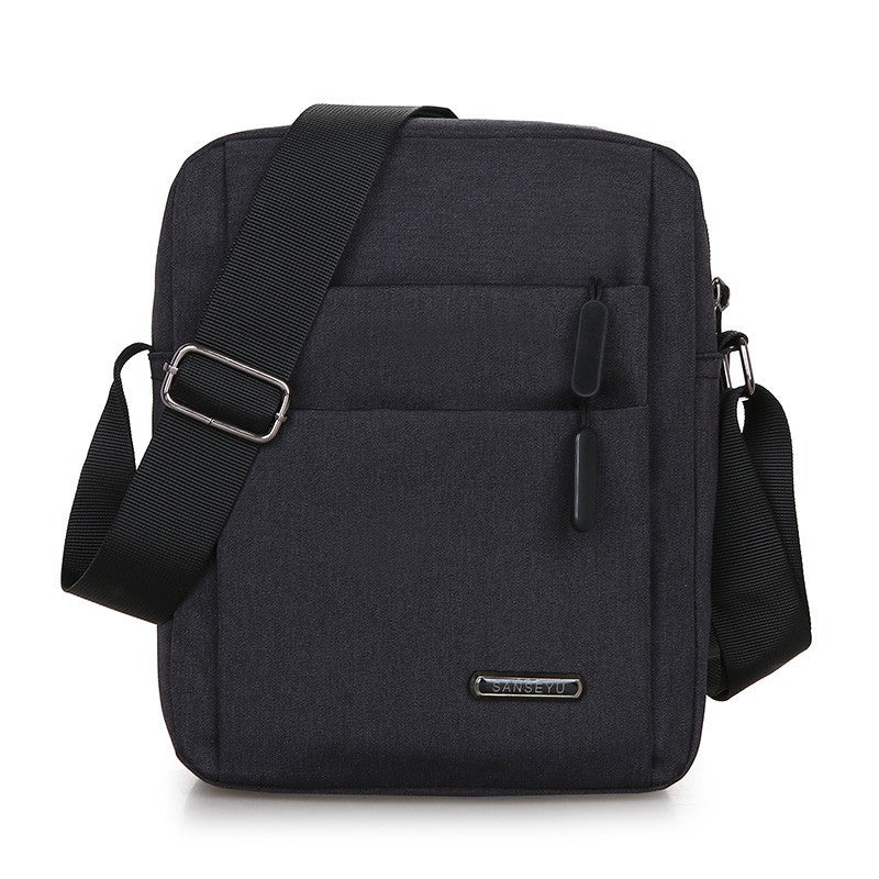 Men's Vertical Oxford Cloth Waterproof Large Capacity Backpacks
