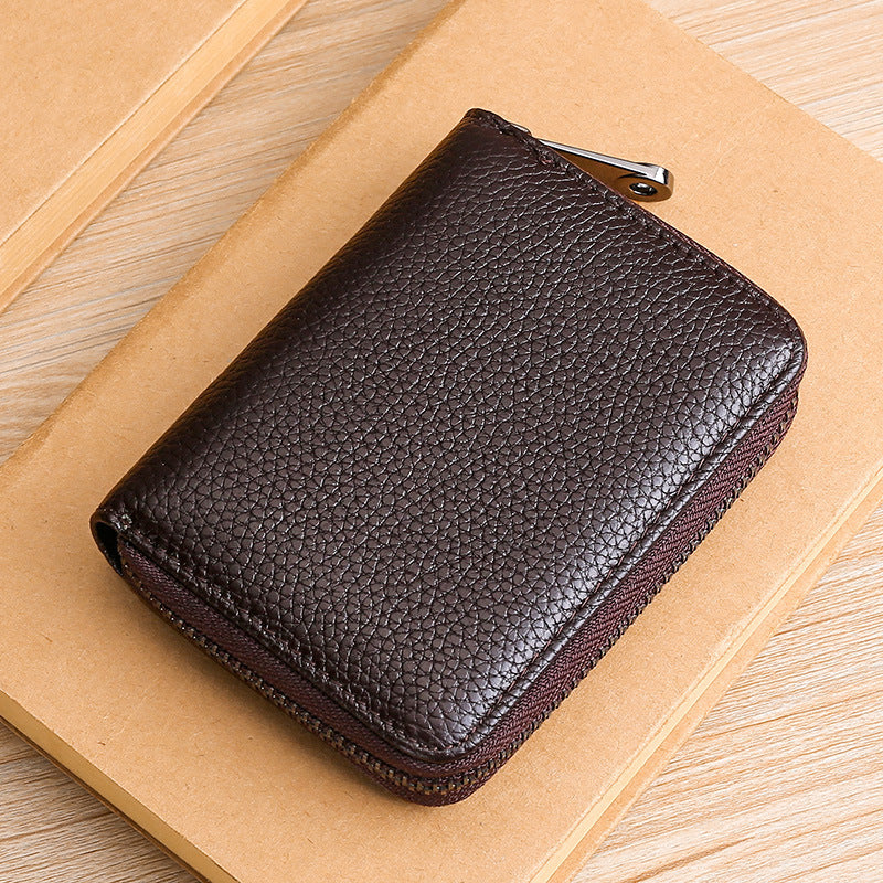 Women's & Men's & Multiple Slots Simple Large Capacity Clip Card Holder