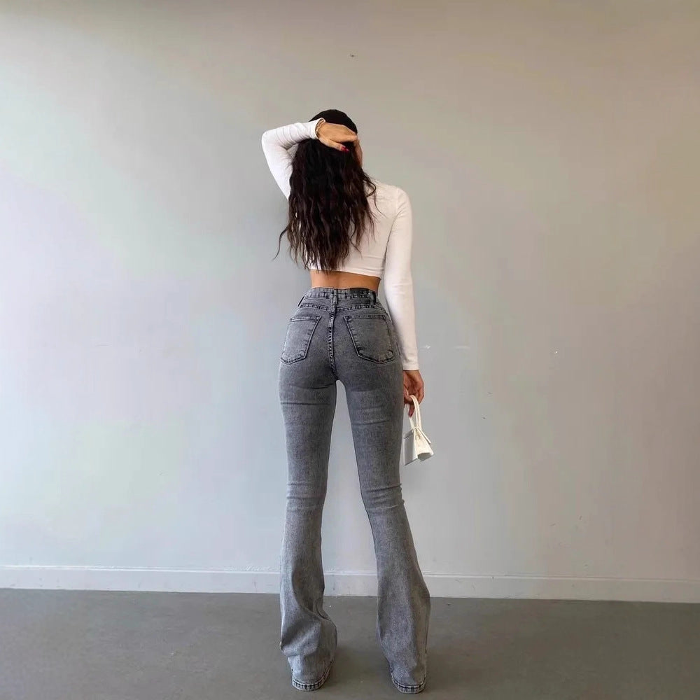 Women's Comfortable Slouchy Unique Russian Trousers Jeans