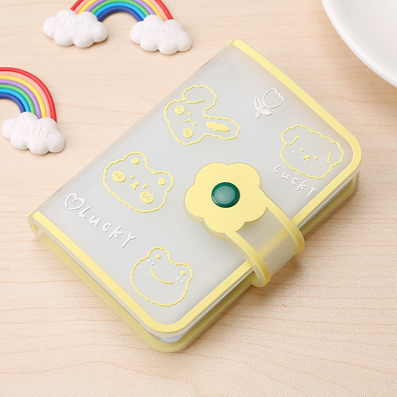 Women's Gel Large Capacity Multiple Slots Cute Card Holder